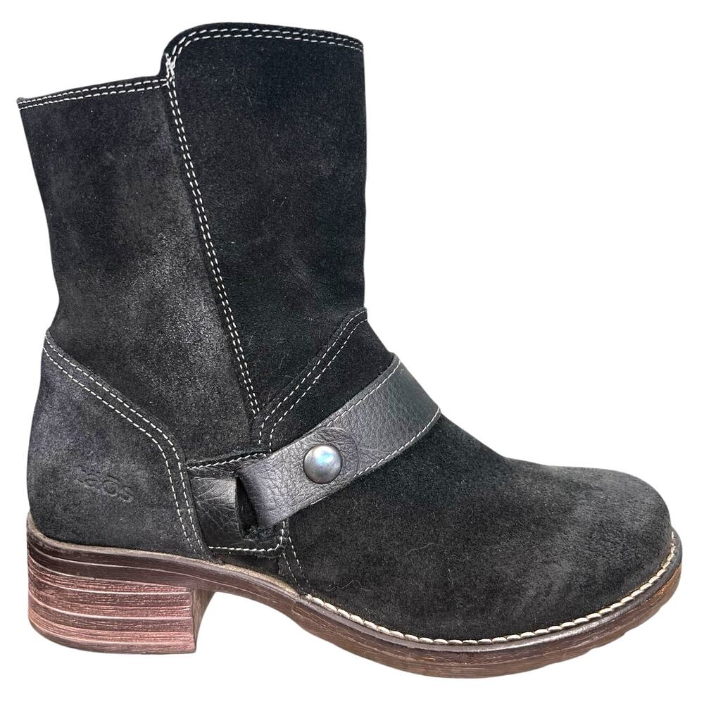 Taos Women’s Craft Black Nubuck Ankle Boots Size 40 US 9